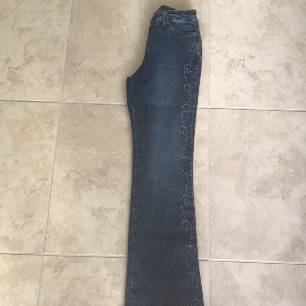 Mu Jeans Authentic Dungarees cotton spandex SZ 6